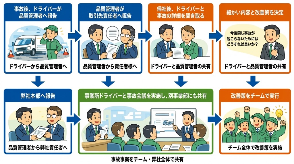 事故対応フロー図