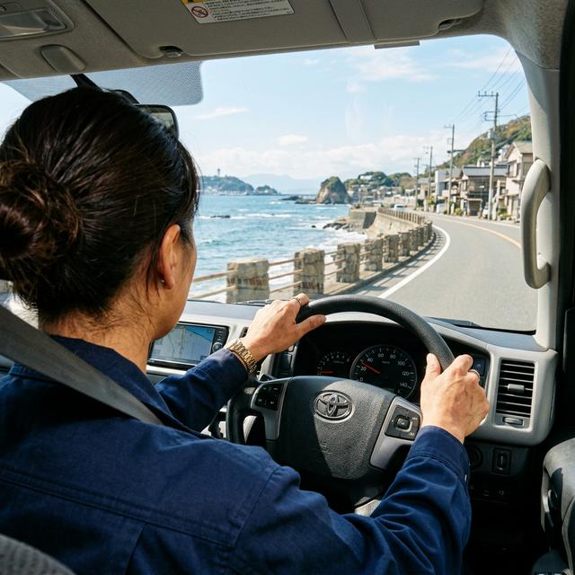 安全運転での配送